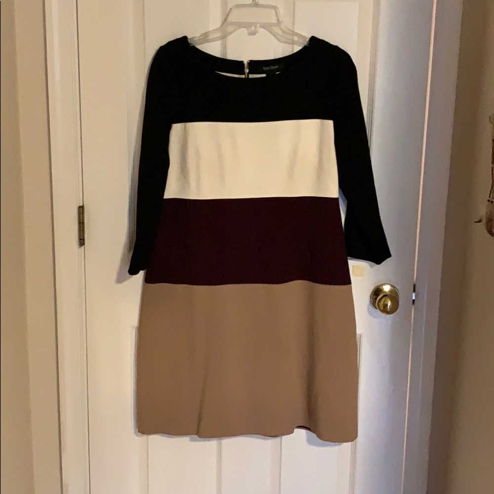 Color block White House Black Market Dress